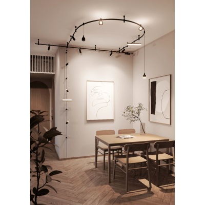 Шинопровод магнитный Crystal Lux CLT 0.117 01 L2000 BL