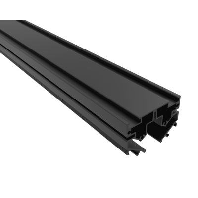 Встраиваемый магнитный шинопровод в натяжной ПВХ потолок Crystal Lux CLT 0.136 01 L2000 BL