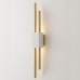 Бра Crystal Lux CARTA AP6W LED WHITE/BRASS