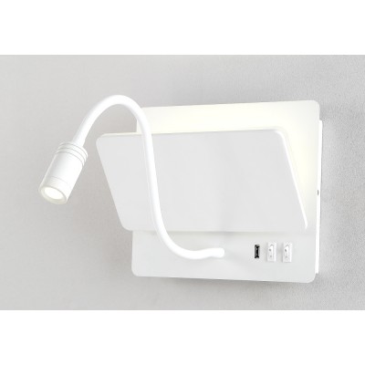 Бра Crystal Lux DUO AP9W LED WH