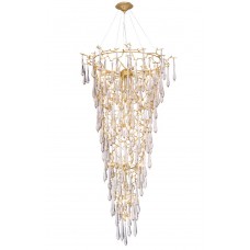 Подвесная люстра Crystal Lux REINA SP34 D1200 GOLD PEARL