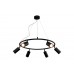 Светильник подвесной Crystal Lux RIVO SP6 BL