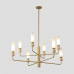 Люстра Crystal Lux SIMPLY SP8 BRASS