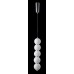 Подвесной светильник Crystal Lux DESI SP5 CHROME/WHITE